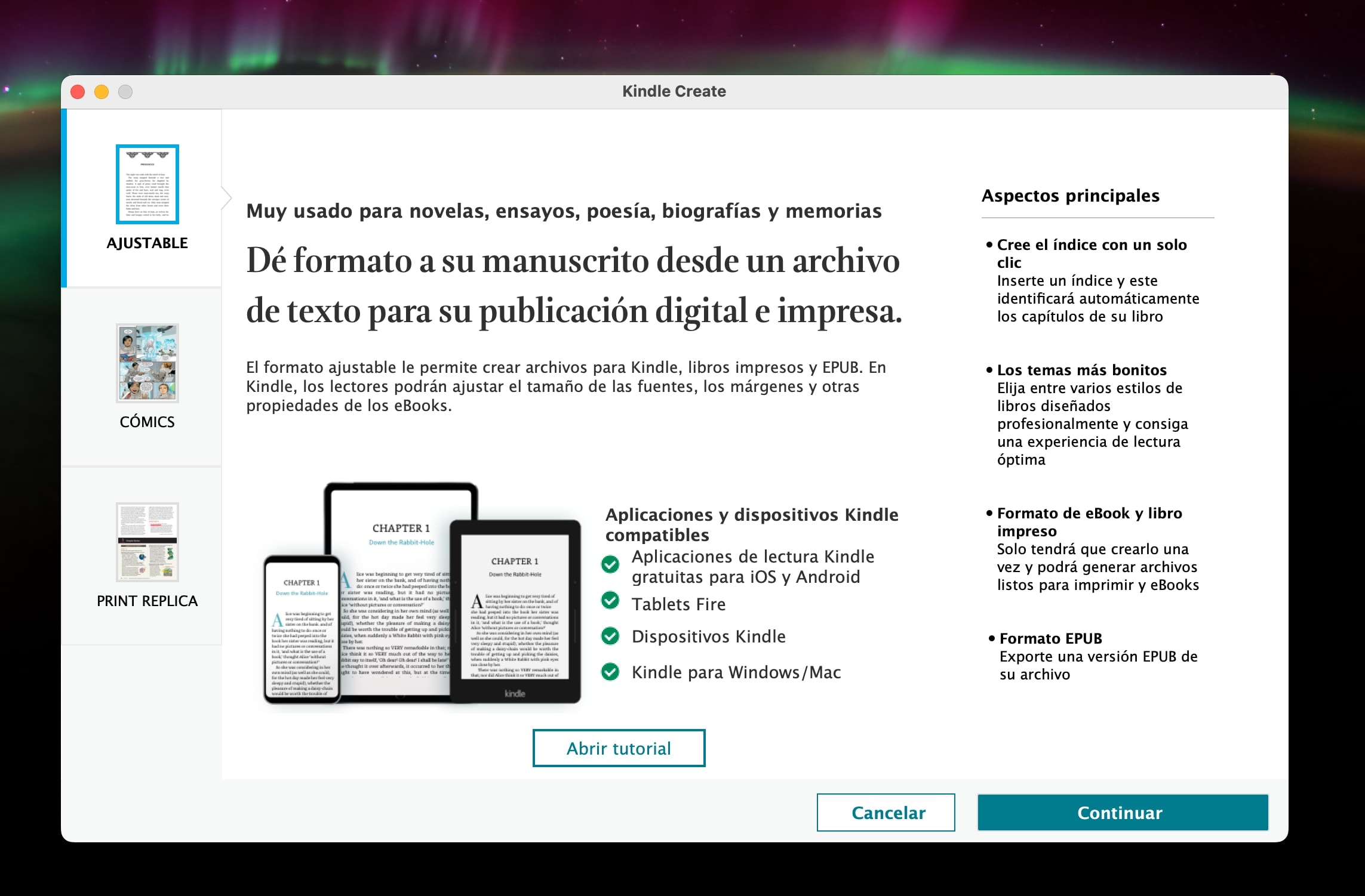 La opción perfecta para escribir un libro y publicarlo para Kindle (Amazon): Kindle Create