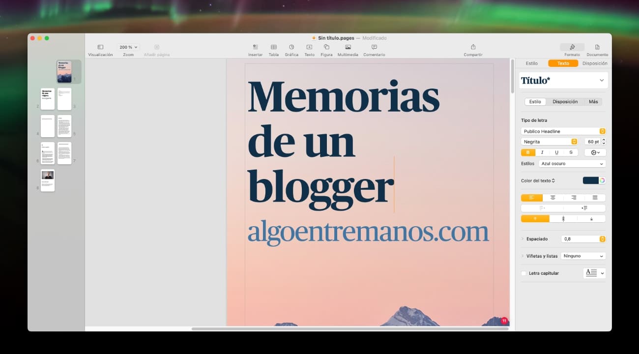 Apple Pages: solo para escribir libros en macOS (gratis)