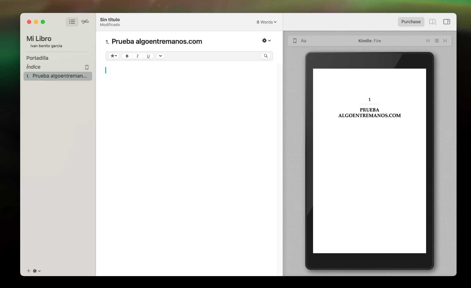 Vellum:  perfecto para crear ebooks con un diseño espectacular. Es algo cara. 
