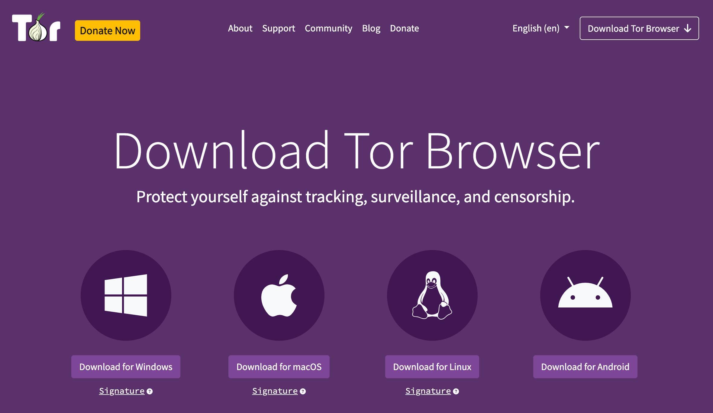 Descarga el navegador TOR para poder acceder a los sitios .onion de la dark web.