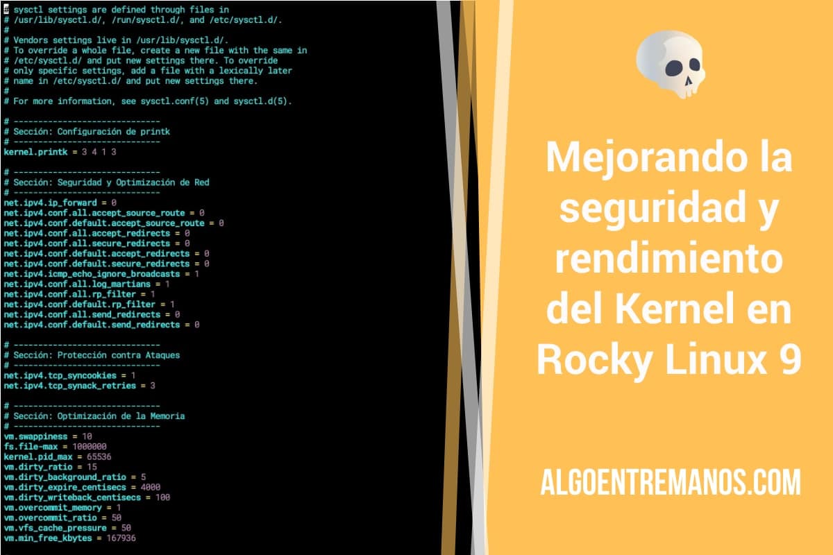 Mejorando la seguridad y rendimiento del Kernel en Rocky Linux 9