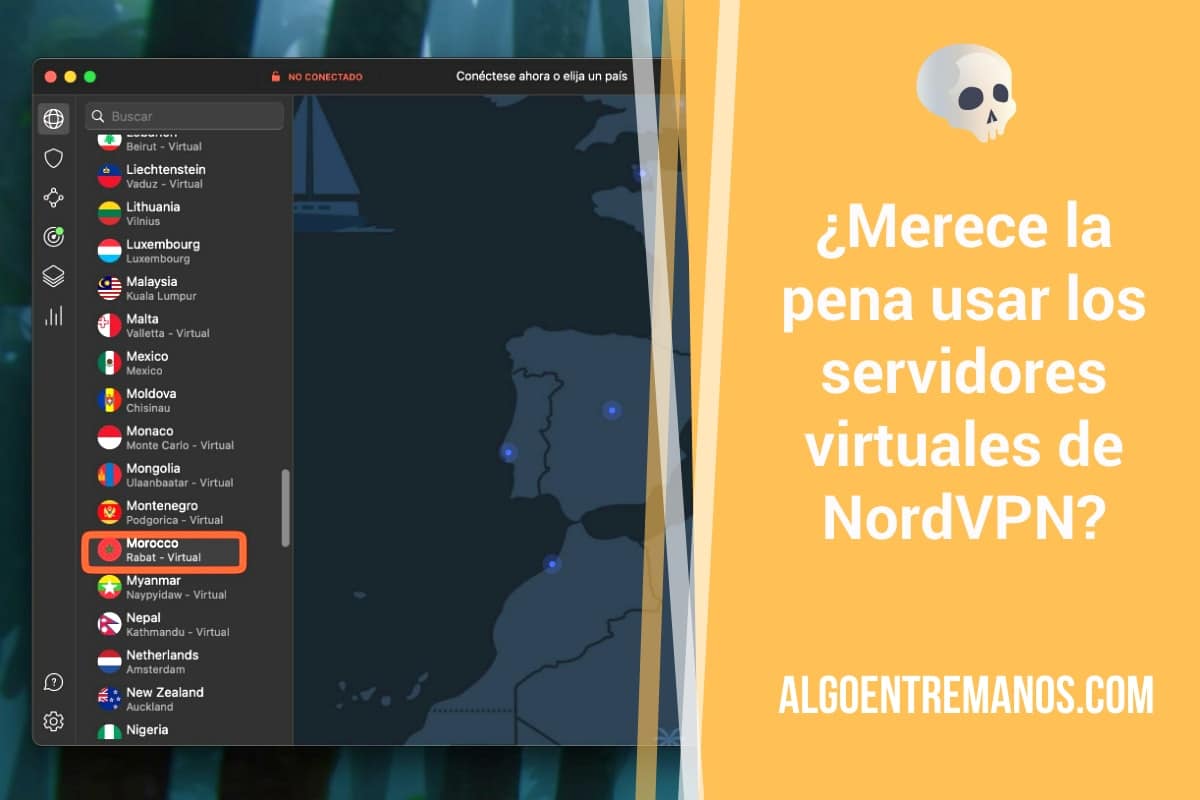 ¿Merece la pena usar los servidores virtuales de NordVPN?