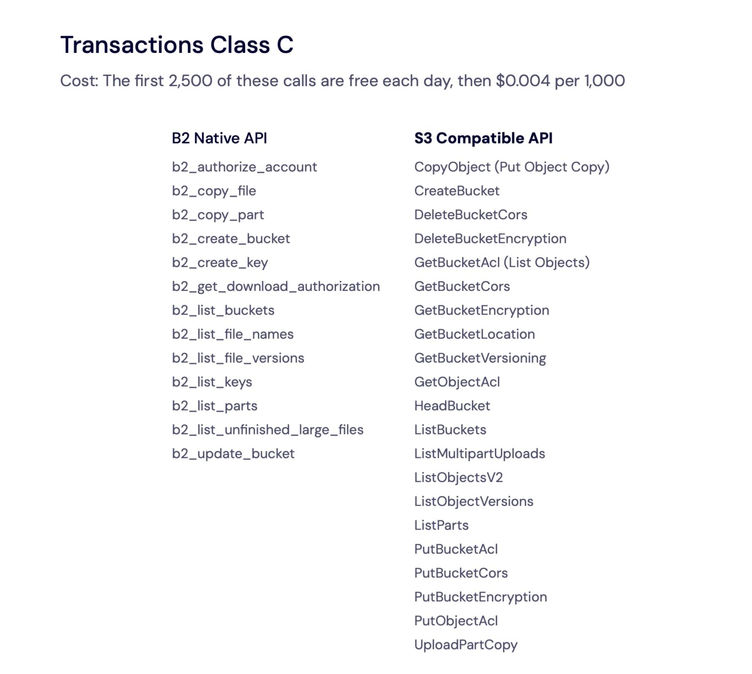 Cómo optimizar el coste de Backblaze B2 Transactions Class C con Rclone y