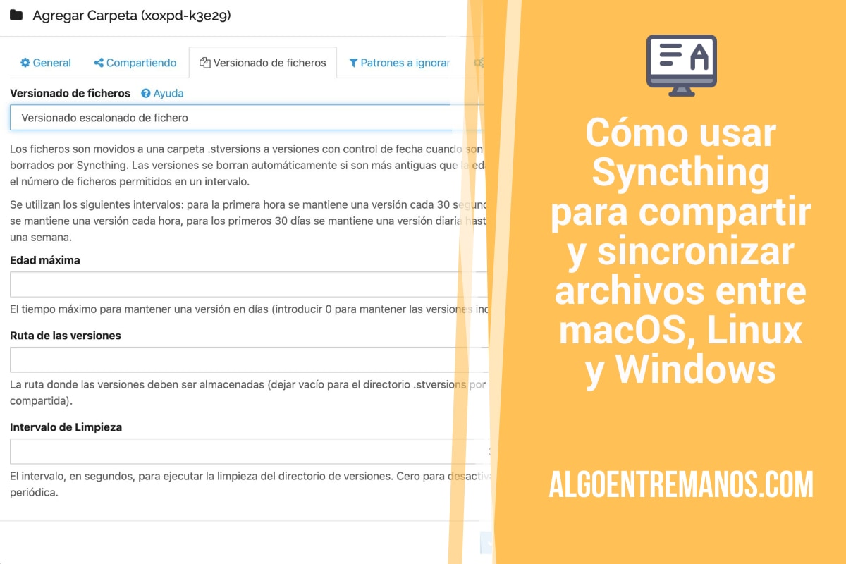 Cómo usar Syncthing para compartir y sincronizar archivos entre macOS, Linux y Windows