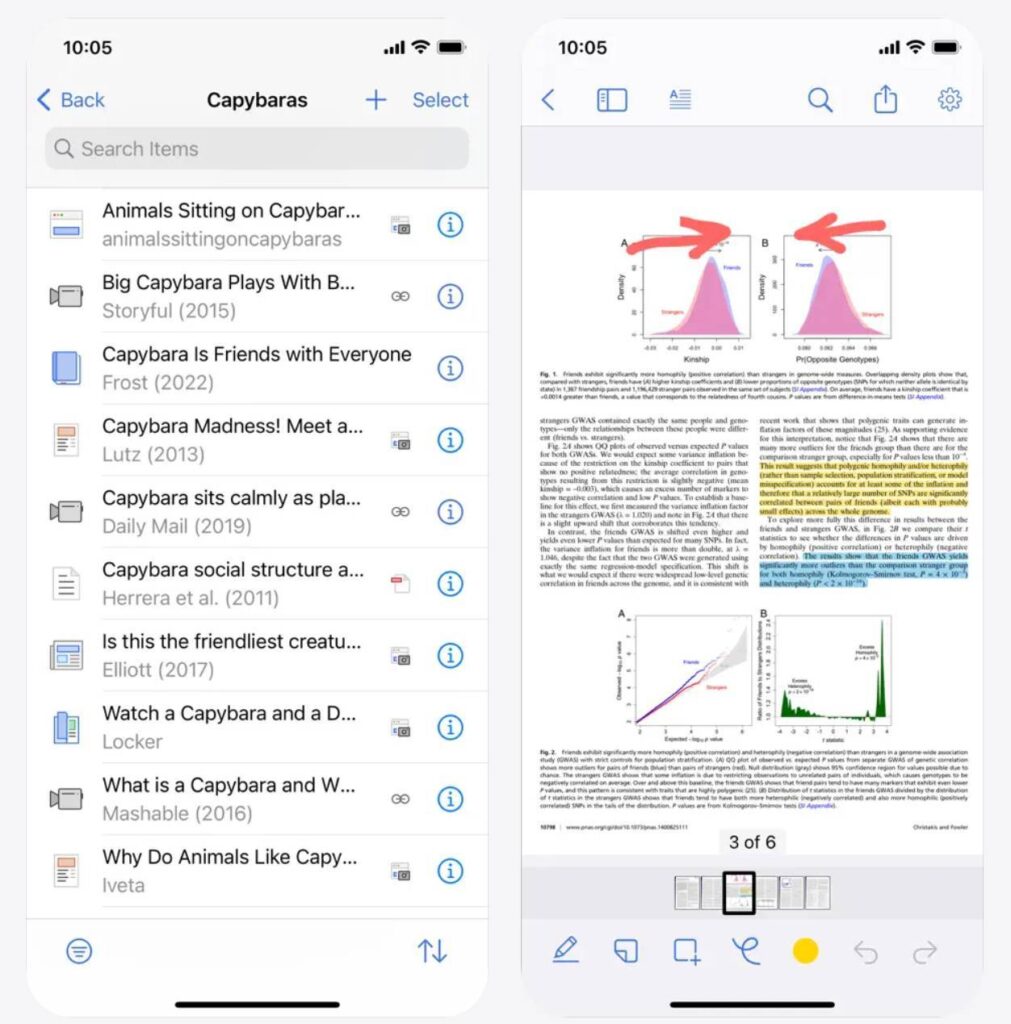 Zotero, app para guardar papers, linls, libros, referencias. 