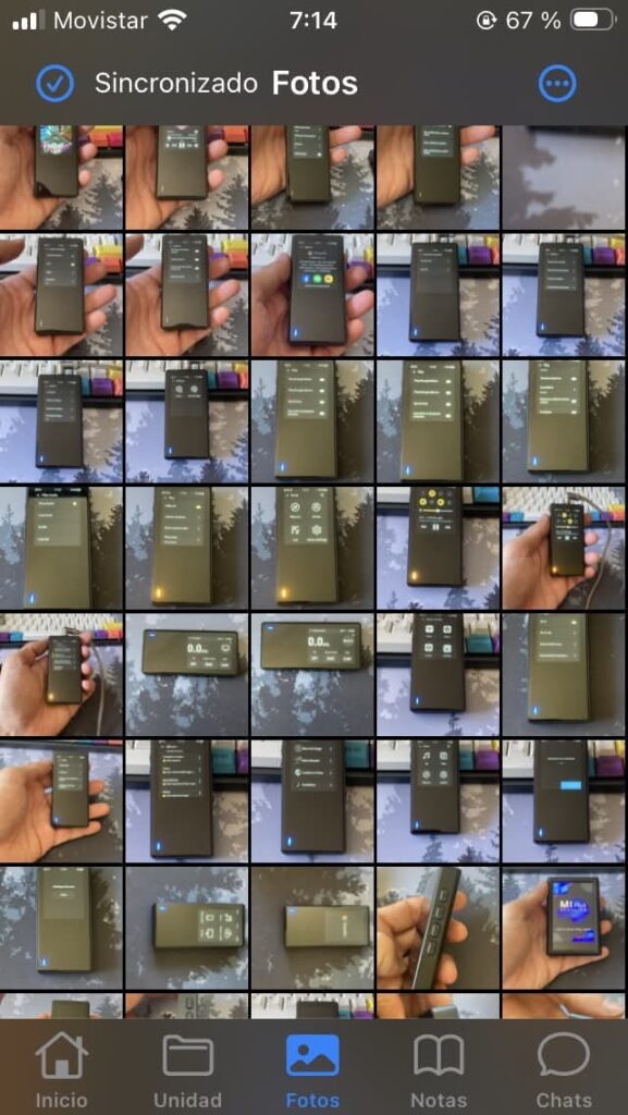 Galería de Fotos de Filen en la app de iOS